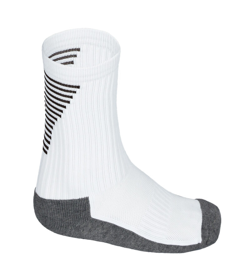 CLVABOLBN Αθλητικό Socks BOLT - Λευκό-Μαύρο-Marengo Μελανζέ
