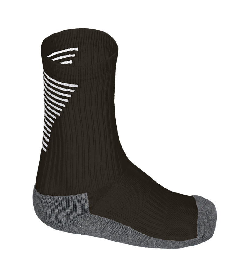 CLVABOLNB Αθλητικό Socks BOLT - Μαύρο-Λευκό-Marengo Μελανζέ