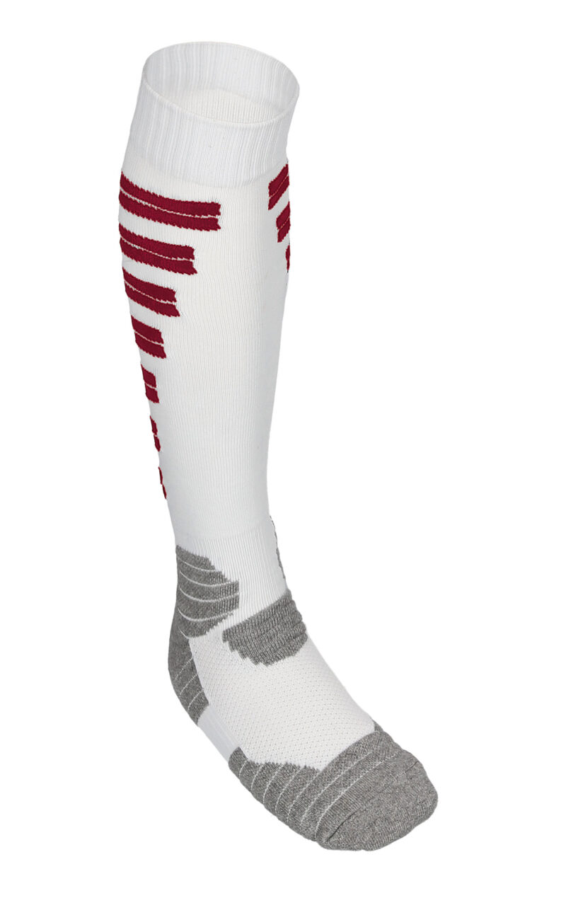 CLVAGOABR Football socks GOAL - Λευκό-Lotto Κόκκινο-Marengo Μελανζέ