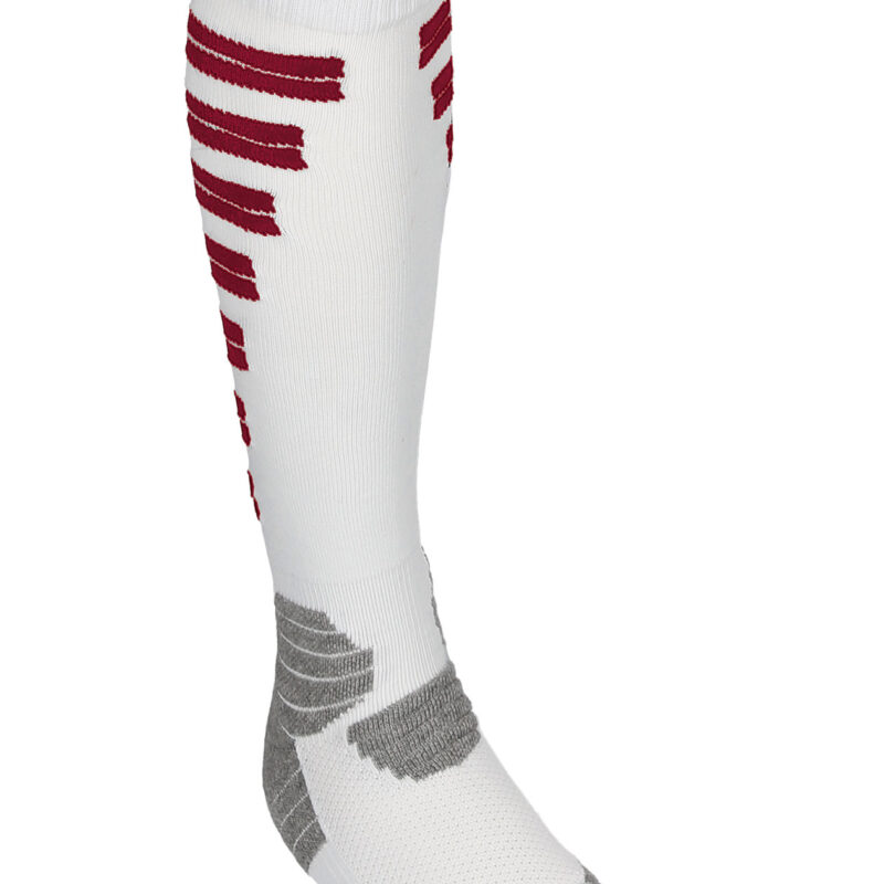 CLVAGOABR Football socks GOAL - Λευκό-Lotto Κόκκινο-Marengo Μελανζέ