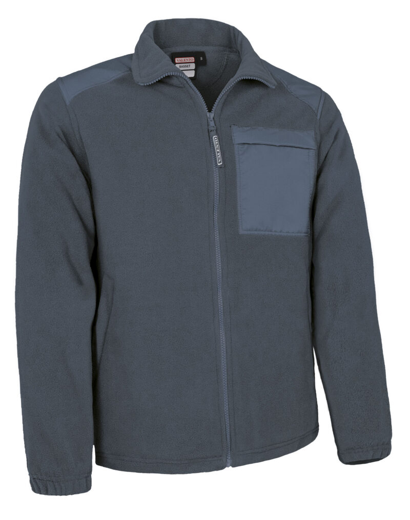 CQVABASGP Fleece Jacket BASSET - Cement Γκρι