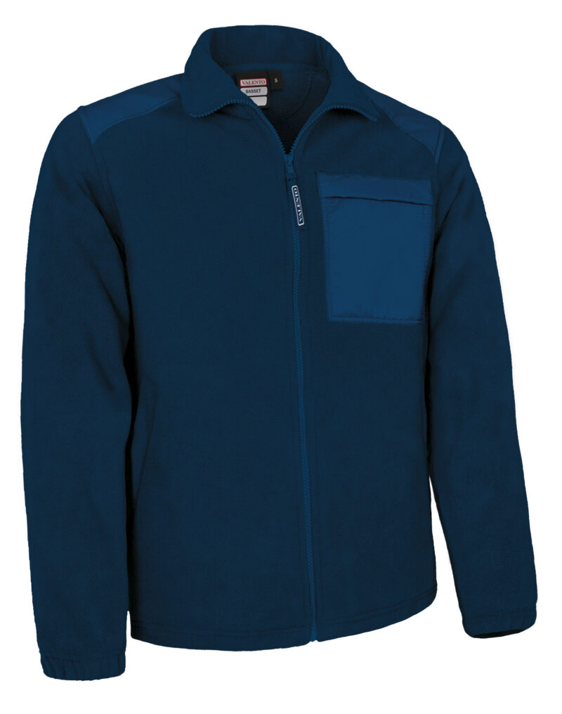 CQVABASMR Fleece Jacket BASSET - Μπλε navy Orion