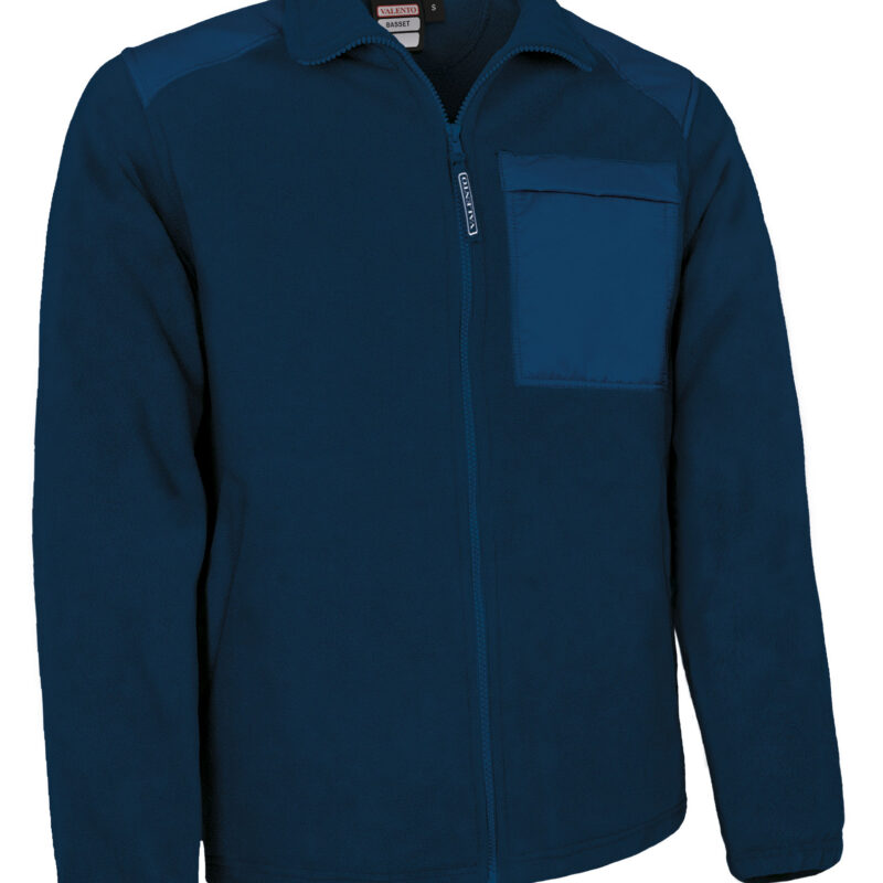CQVABASMR Fleece Jacket BASSET - Μπλε navy Orion