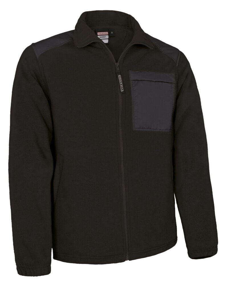 CQVABASNG Fleece Jacket BASSET - Μαύρο