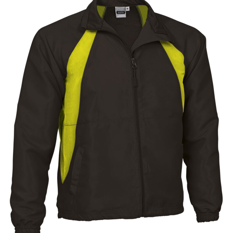 Windbreaker BOSTON - Μαύρο-Fluo Κίτρινο