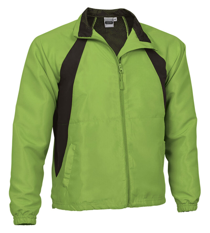 CQVABOSVN Windbreaker BOSTON - Μήλο Πράσινο-Μαύρο