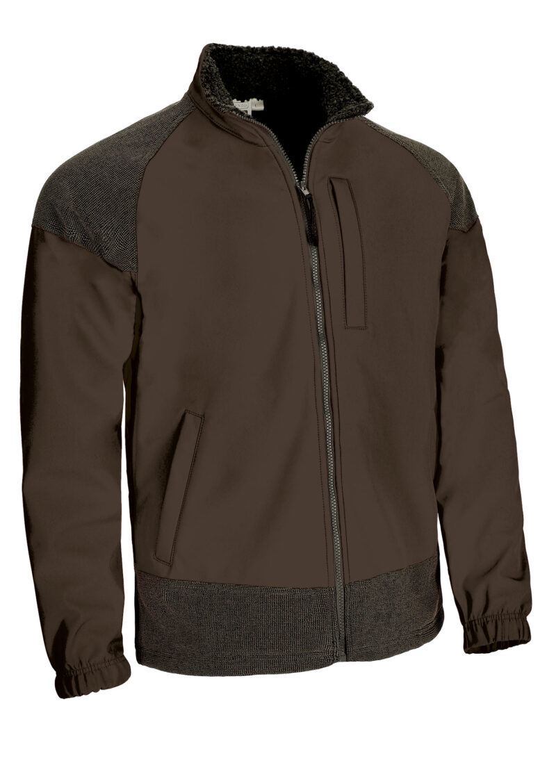 CQVACALCN Softshell Jacket CALEDONIA - Walnut Καφέ-Μαύρο