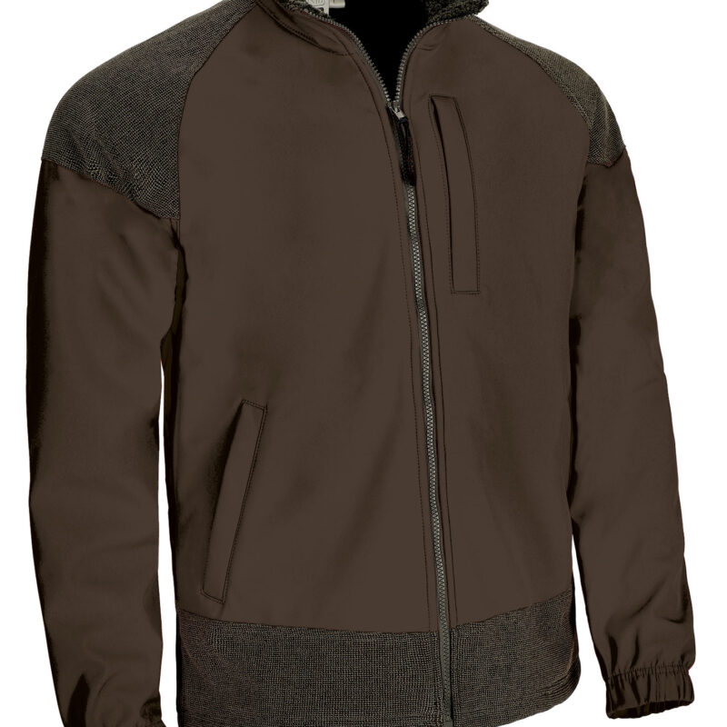 Softshell Jacket CALEDONIA - Walnut Καφέ-Μαύρο
