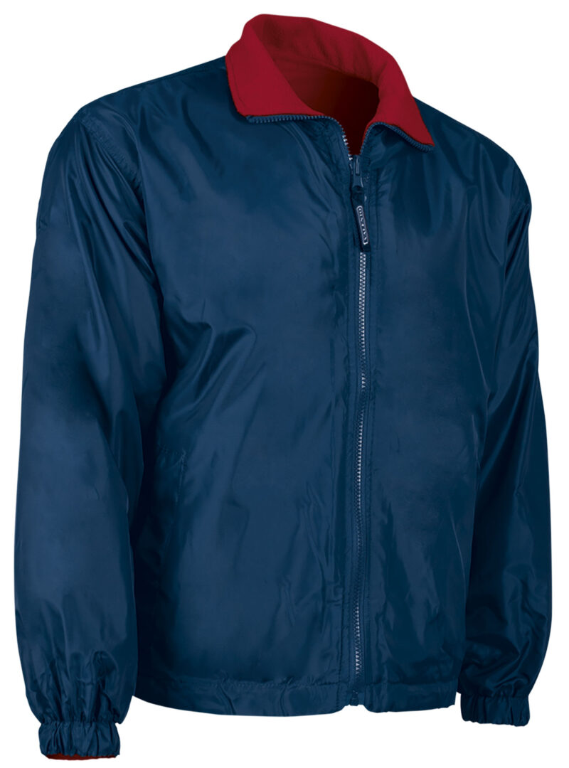 CQVAGLWMR Reversible Jacket GLASGOW - Orion Μπλε σκούρο Μπλε-Lotto Κόκκινο