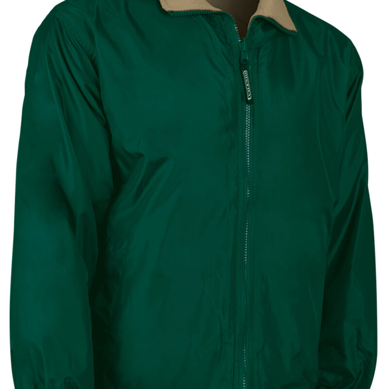 CQVAGLWVK Reversible Jacket GLASGOW - Μπουκαλί Πράσινο-Camel Καφέ