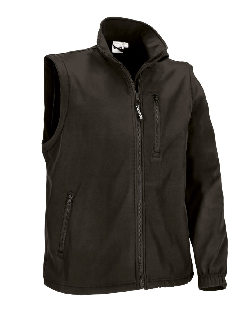 CQVAHALNG Softshell Jacket with Detachable Sleeves HALIFAX - Μαύρο
