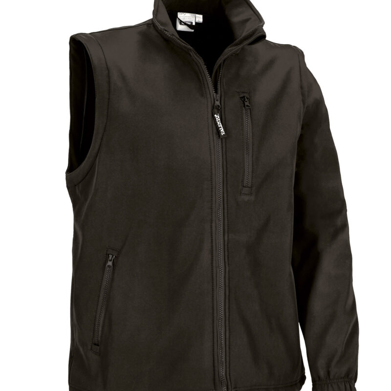 CQVAHALNG Softshell Jacket with Detachable Sleeves HALIFAX - Μαύρο