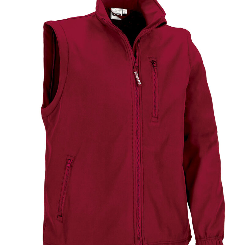 CQVAHALRJ Softshell Jacket with Detachable Sleeves HALIFAX - Κόκκινο lotto