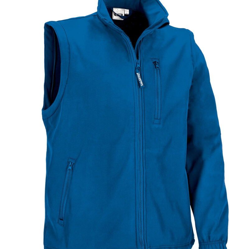 CQVAHALRY Softshell Jacket with Detachable Sleeves HALIFAX - Μπλε ρουά