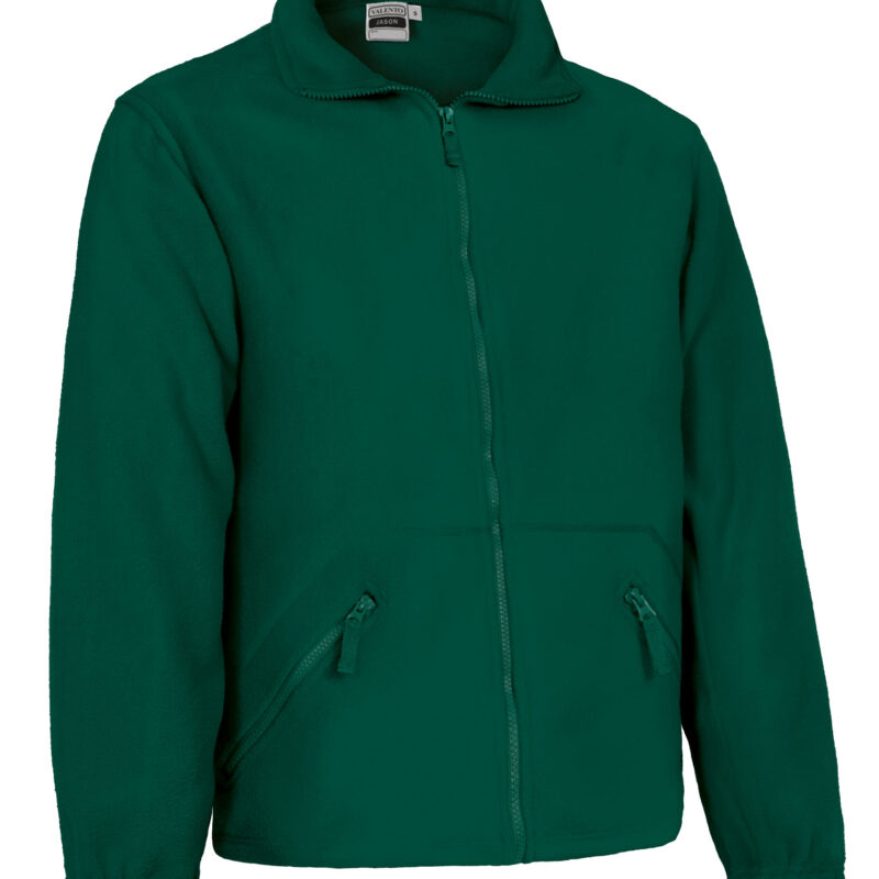 Fleece Jacket JASON - Πράσινο μπουκαλί