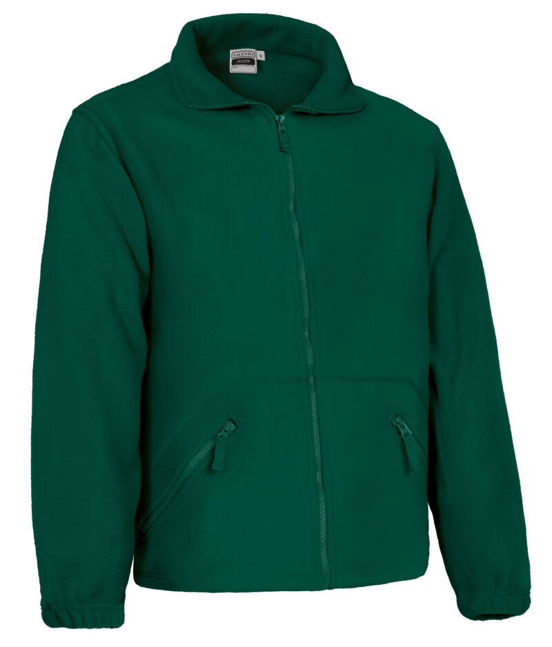 CQVAJASVB Fleece Jacket JASON - Πράσινο μπουκαλί