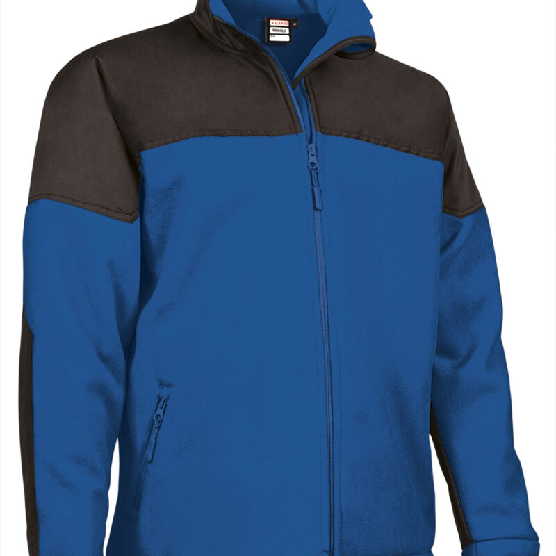 CQVAMAKYN Softshell Jacket MAKALU - Ρουά Μπλε-Μαύρο