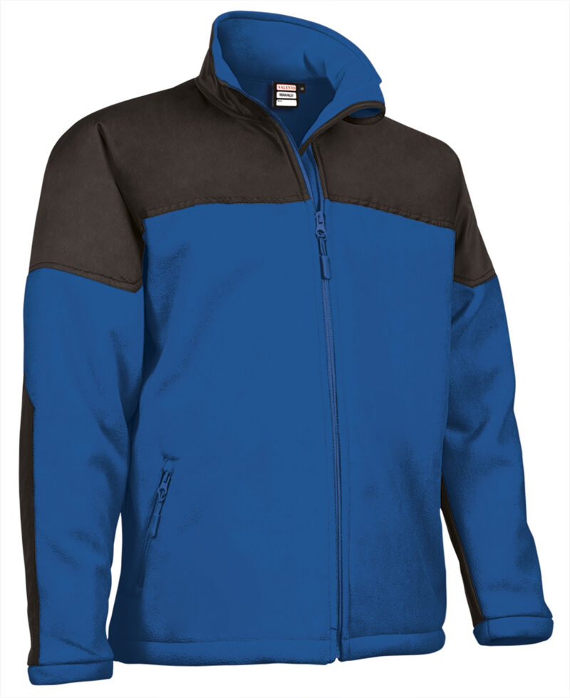 CQVAMAKYN Softshell Jacket MAKALU - Ρουά Μπλε-Μαύρο