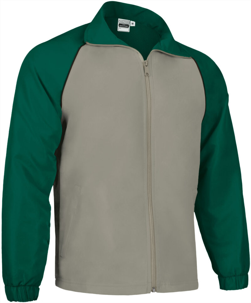 Αθλητικό Jacket MATCHPOINT - Μπουκαλί Πράσινο-Άμμος Μπεζ-Μαύρο