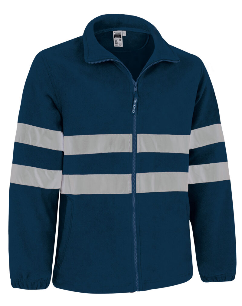 CQVANORMR Fleece Jacket NORFOLK - Μπλε navy Orion