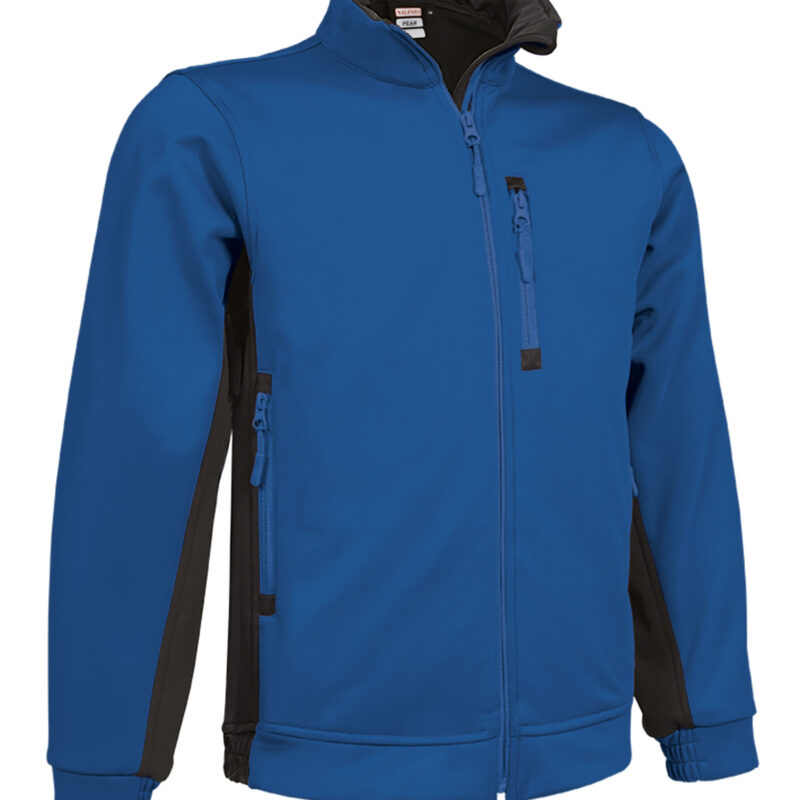 CQVAPEAYN Softshell Jacket PEAK - Ρουά Μπλε-Μαύρο