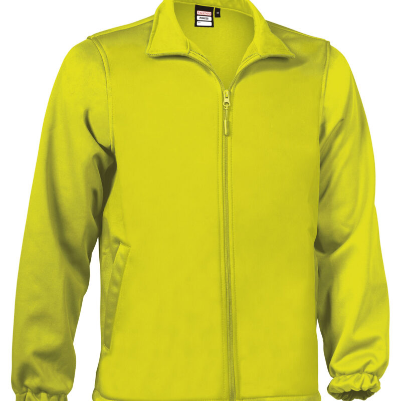 CQVARONAF Softshell Jacket RONCES - Fluo Κίτρινο