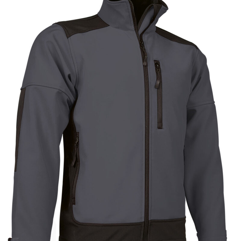 Softshell Jacket SAPONI - Charcoal Γκρι-Μαύρο