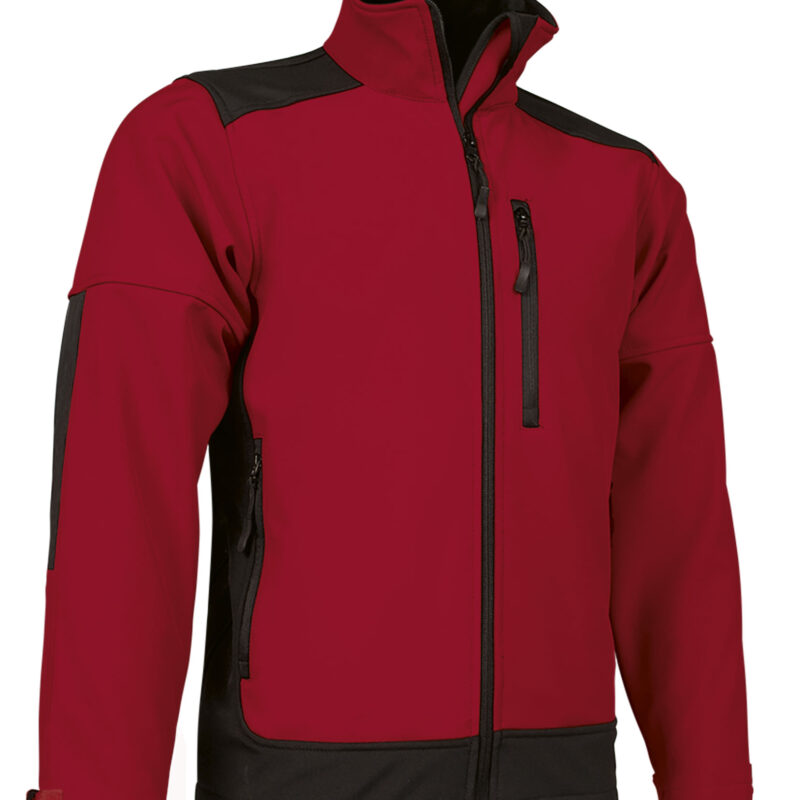 Softshell Jacket SAPONI - Lotto Κόκκινο-Μαύρο