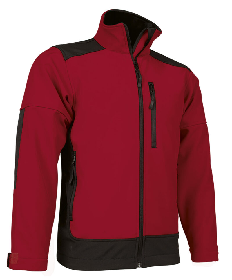 CQVASAPRN Softshell Jacket SAPONI - Lotto Κόκκινο-Μαύρο