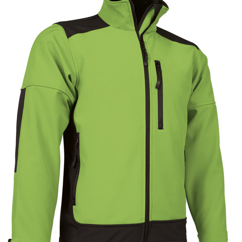 Softshell Jacket SAPONI - Μήλο Πράσινο-Μαύρο