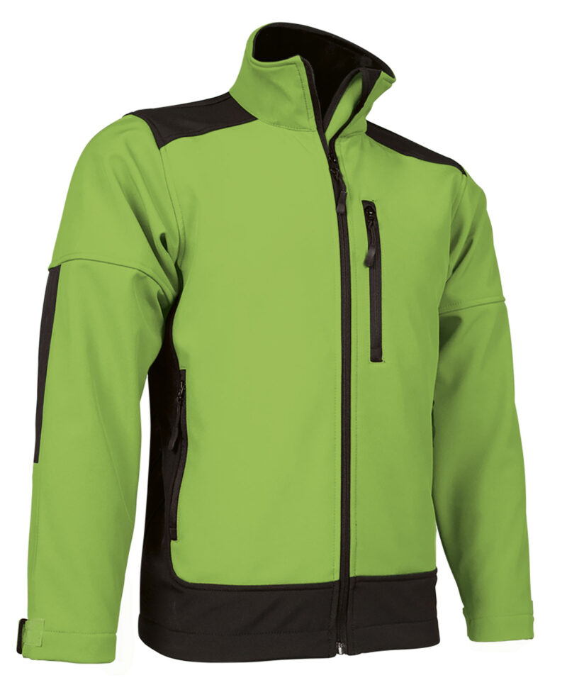 CQVASAPVN Softshell Jacket SAPONI - Μήλο Πράσινο-Μαύρο