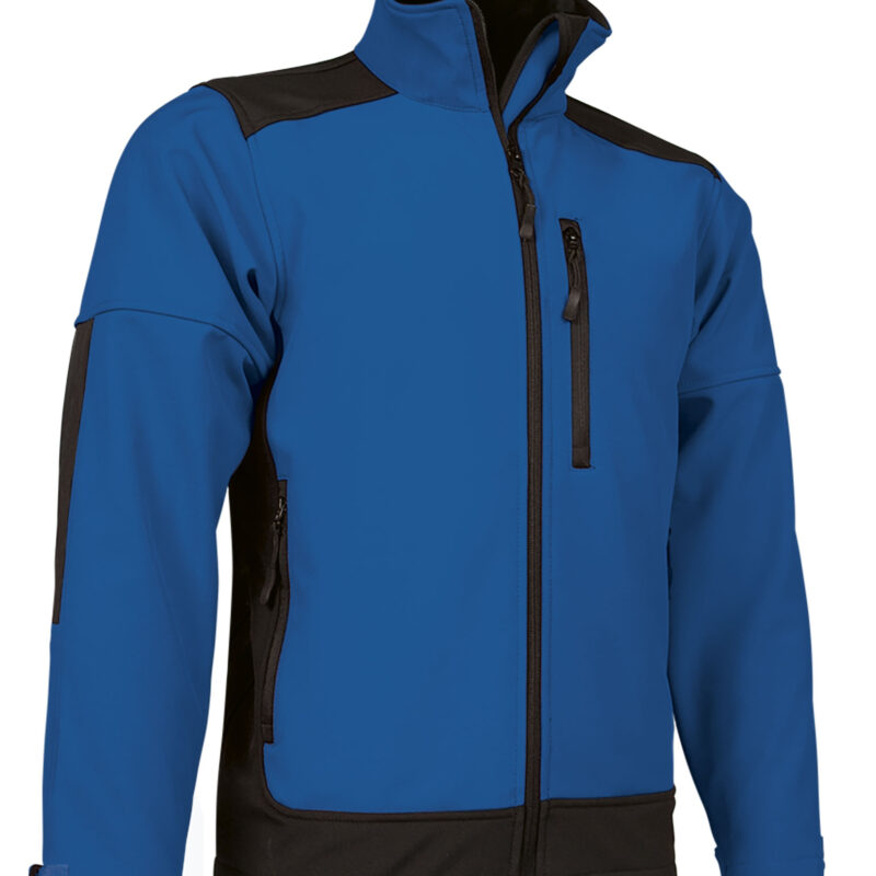 Softshell Jacket SAPONI - Ρουά Μπλε-Μαύρο