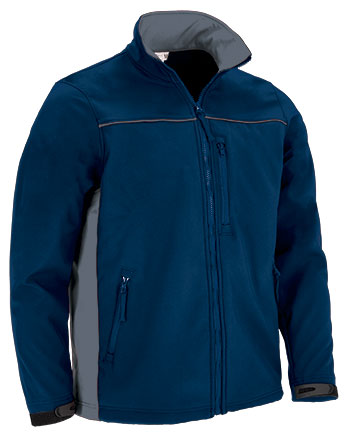 Softshell Jacket THUNDER - Orion Μπλε σκούρο Μπλε-Cement Γκρι