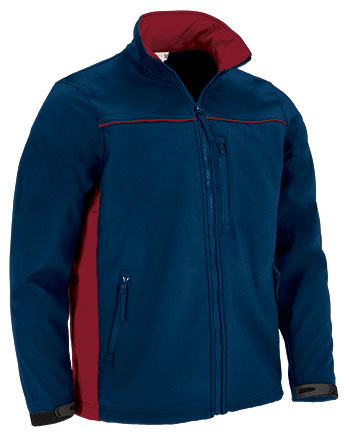 Softshell Jacket THUNDER - Orion Μπλε σκούρο Μπλε-Lotto Κόκκινο