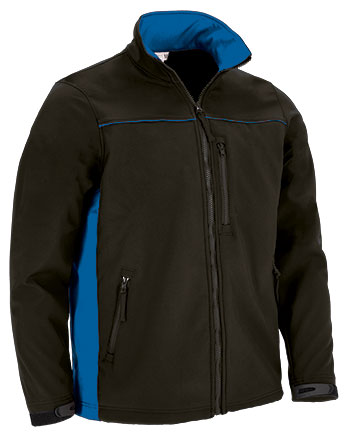 CQVATHUNY Softshell Jacket THUNDER - Μαύρο-Ρουά Μπλε