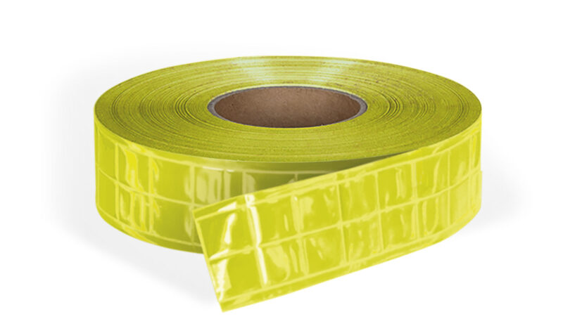 CRVAOSAAM Reflective Tape for Sewing OSAKA - Reflective Fluo Κίτρινο