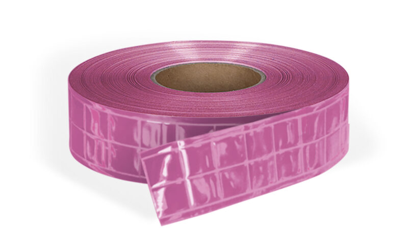 CRVAOSARS Reflective Tape for Sewing OSAKA - Reflective Fluo Ροζ