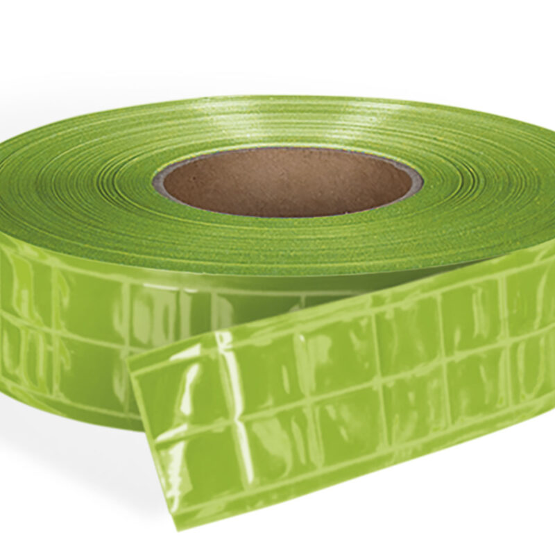 CRVAOSAVD Reflective Tape for Sewing OSAKA - Reflective Fluo Πράσινο