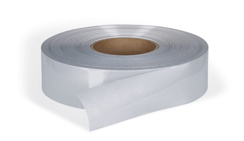 CRVATRAPL Heat-Adhesive Reflective Tape TRANSIT - Reflective Silver Γκρι