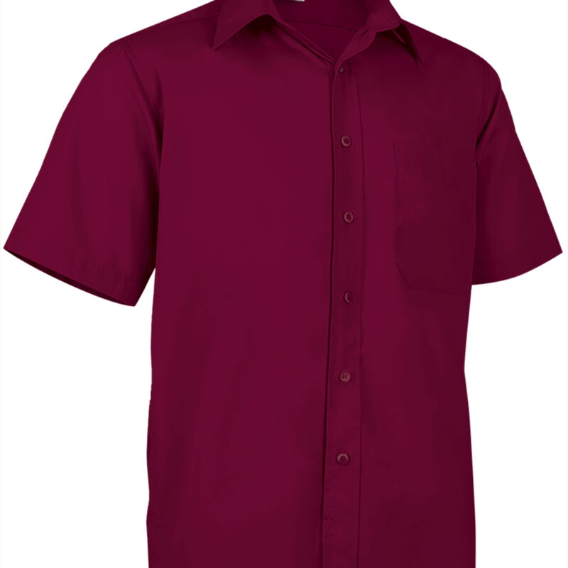 CSVA1BCGT Κοντομάνικο Shirt OPORTO - Μπορντό μαόνι