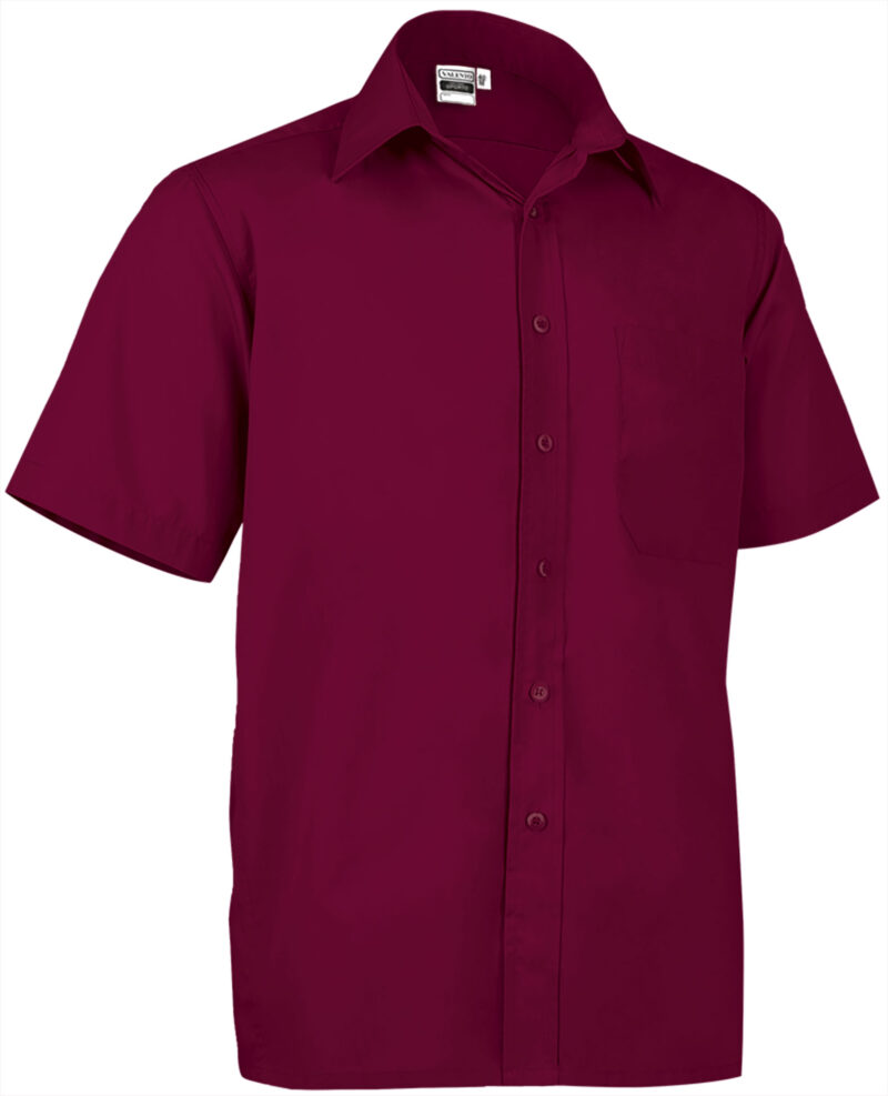 CSVA1BCGT Κοντομάνικο Shirt OPORTO - Μπορντό μαόνι