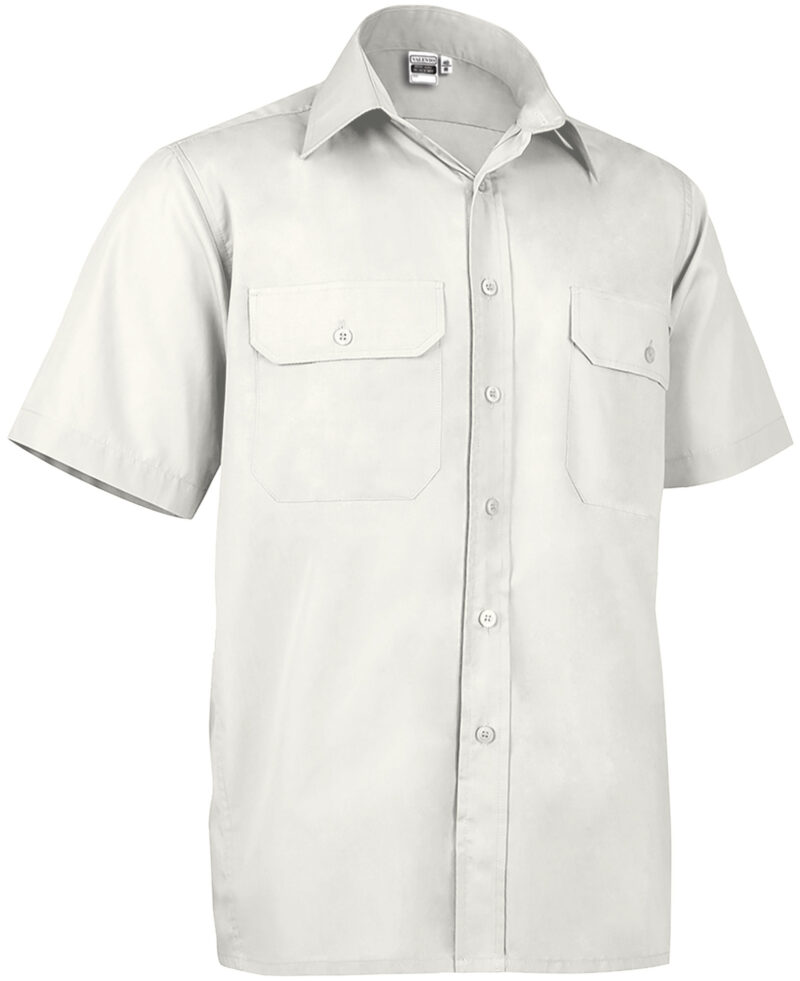 Κοντομάνικο Shirt ACADEMY - Ivory Λευκό