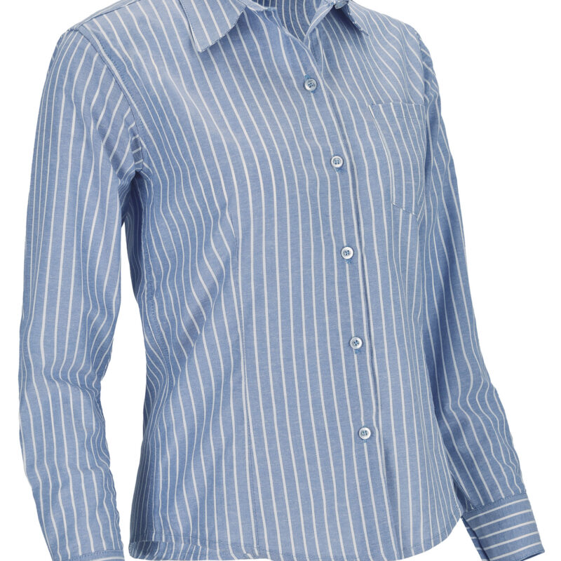 Γυναικείο L/S Striped Shirt CORPORATION - Λευκό-Γαλάζιο Μπλε