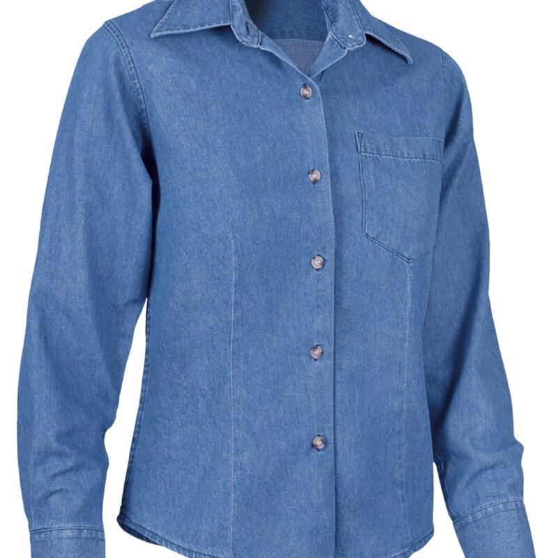 Γυναικείο L/S Shirt PANTER - Denim Μπλε