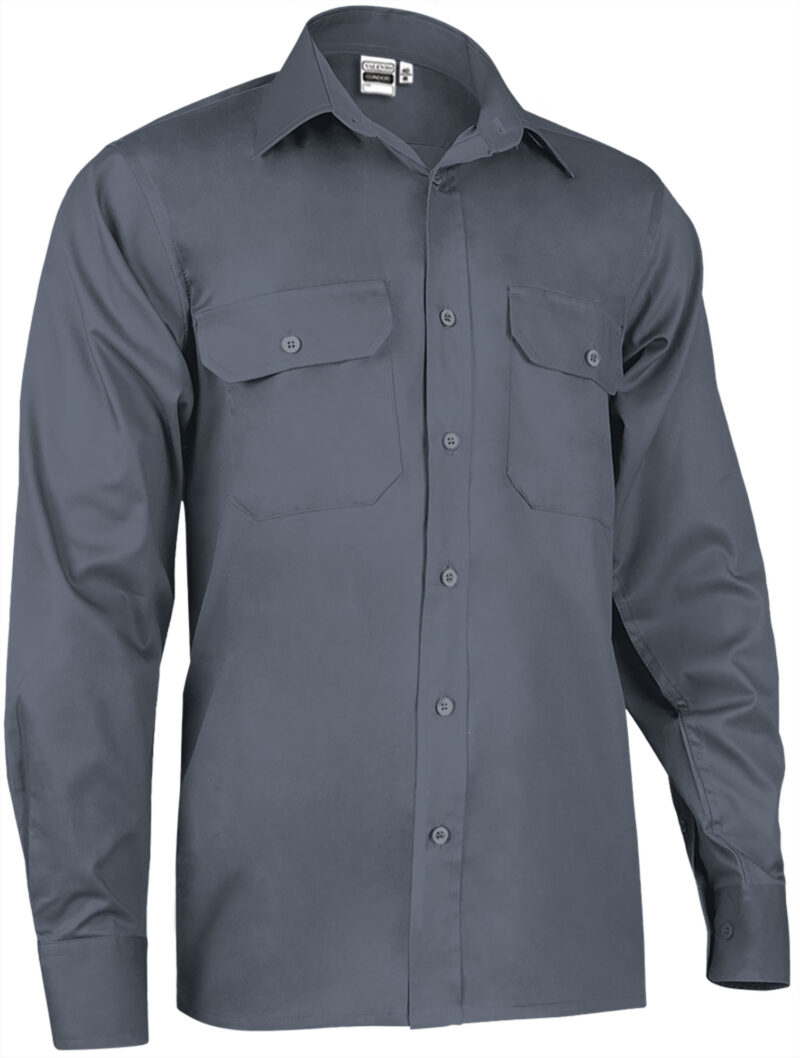 CSVAS2LGR Μακρυμάνικο Shirt CONDOR - Cement Γκρι
