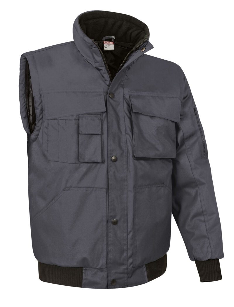CZVASCOGG Detachable jacket SCOOT - Charcoal Γκρι-Charcoal Γκρι