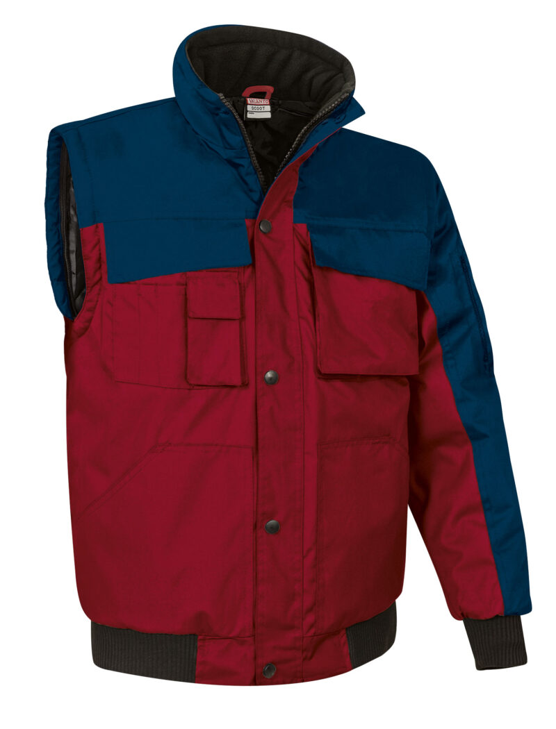 CZVASCOMR Detachable jacket SCOOT - Orion Μπλε σκούρο Μπλε-Lotto Κόκκινο