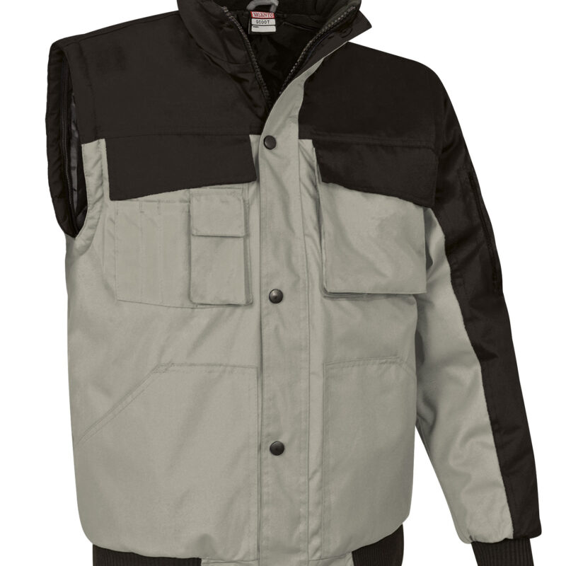 CZVASCONB Detachable jacket SCOOT - Μαύρο-Άμμος Μπεζ