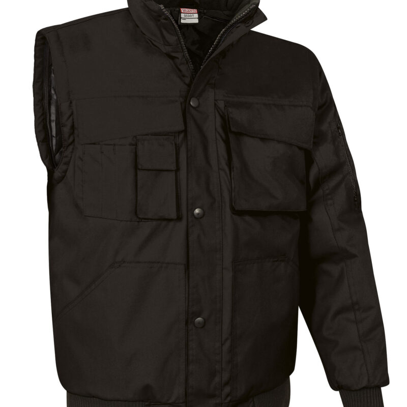 CZVASCONN Detachable jacket SCOOT - Μαύρο-Μαύρο