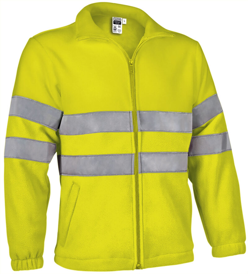 FPVAAIRAF Υψηλής ορατότητας Fleece Jacket AIRPORT - Fluo Κίτρινο